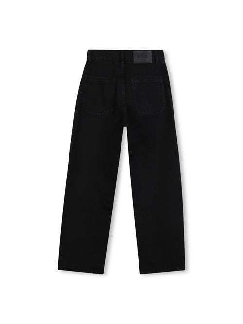 Jeans nero con tache HUGO BOSS | J52300NERO